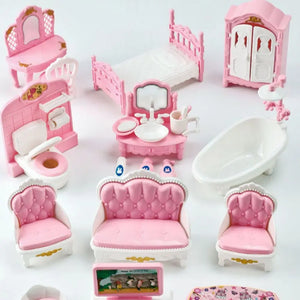 Furniture Toy's - Mobília em miniatura para casa de bonecas