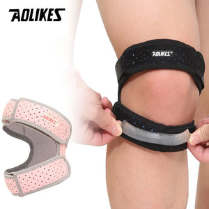 Stronger Knee - Cinta protetora de desgaste no joelho ajustável com almofadas